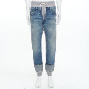 JUNYA WATANABE LEVI'S 2022 deconstructed denim patch joggers M